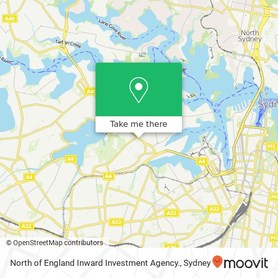 North of England Inward Investment Agency. map