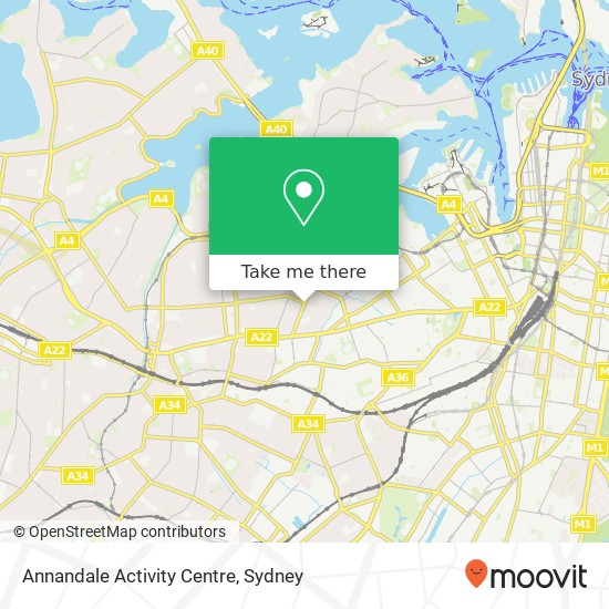 Annandale Activity Centre map