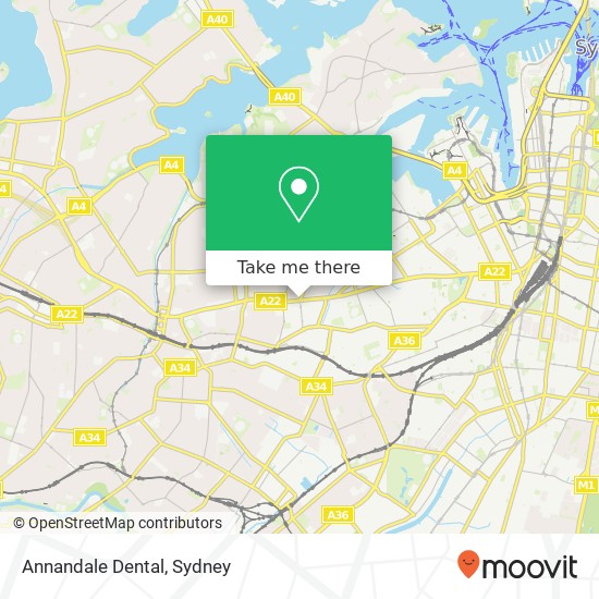 Annandale Dental map