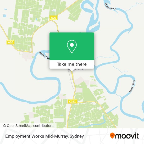 Employment Works Mid-Murray map