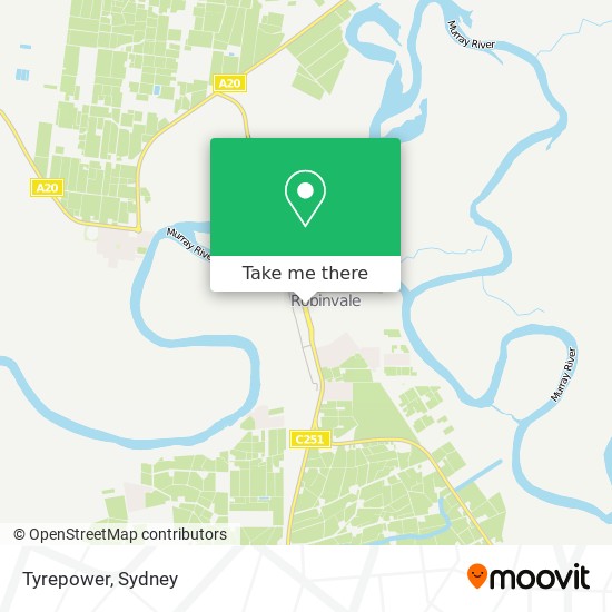 Tyrepower map