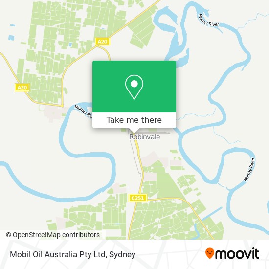 Mobil Oil Australia Pty Ltd map