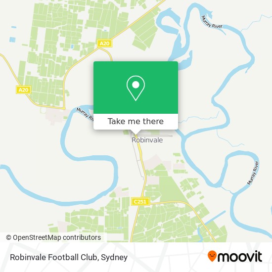 Robinvale Football Club map