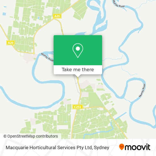 Mapa Macquarie Horticultural Services Pty Ltd
