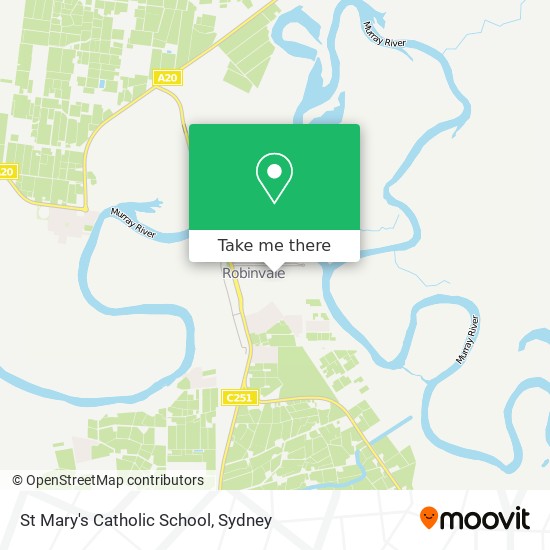 St Mary's Catholic School map