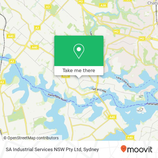 SA Industrial Services NSW Pty Ltd map