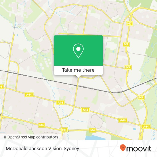 Mapa McDonald Jackson Vision