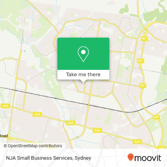 Mapa NJA Small Business Services