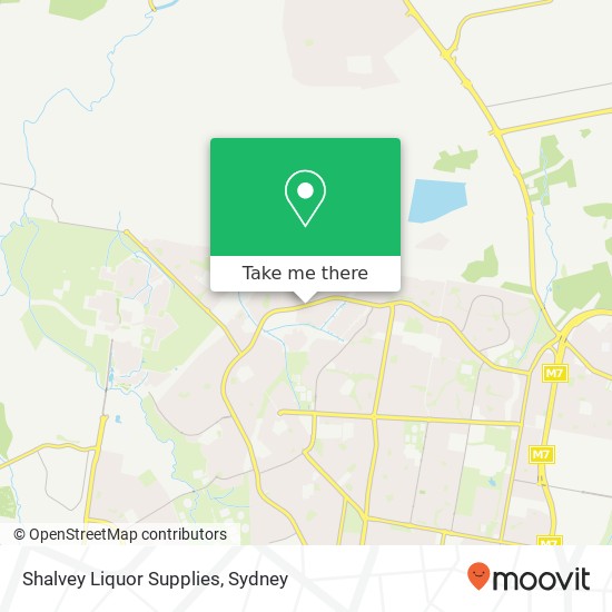 Mapa Shalvey Liquor Supplies