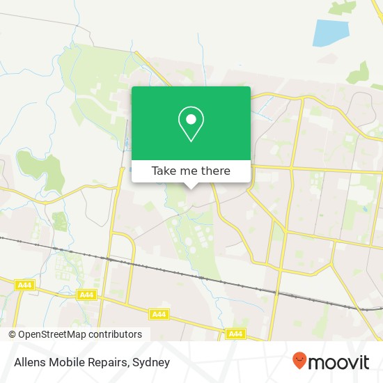 Allens Mobile Repairs map