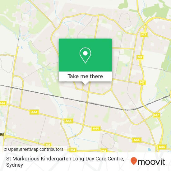 St Markorious Kindergarten Long Day Care Centre map