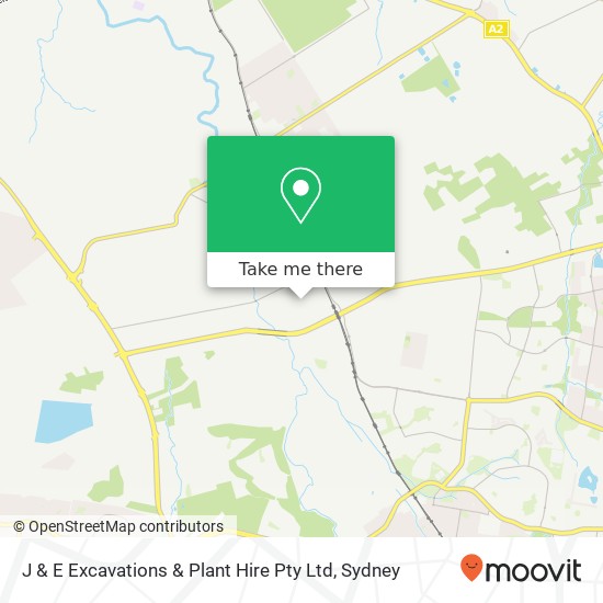 J & E Excavations & Plant Hire Pty Ltd map