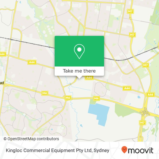 Mapa Kingloc Commercial Equipment Pty Ltd