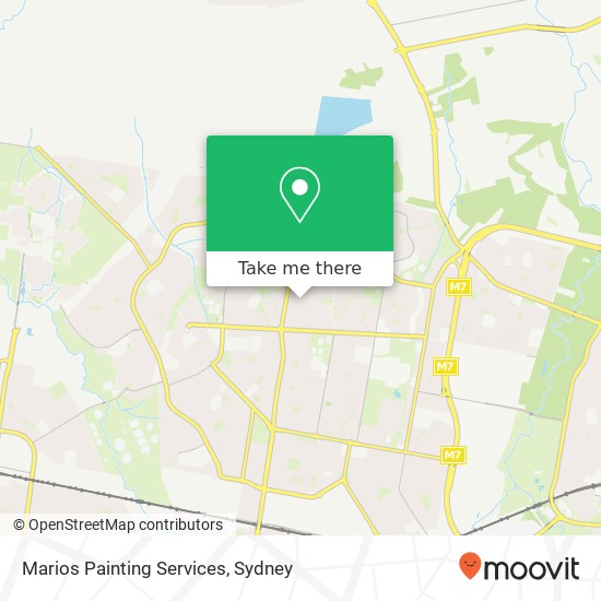 Marios Painting Services map