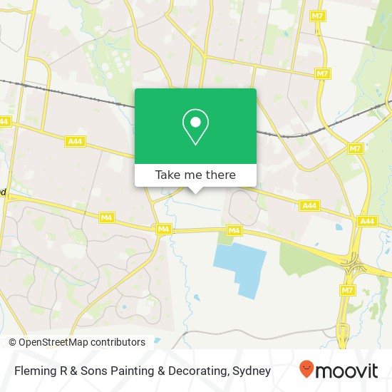 Fleming R & Sons Painting & Decorating map