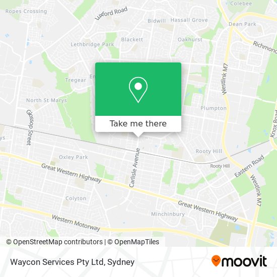 Waycon Services Pty Ltd map