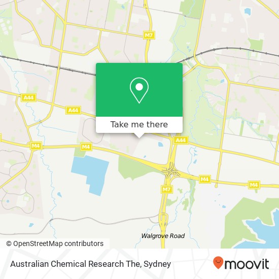 Australian Chemical Research The map