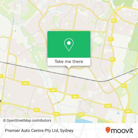 Premier Auto Centre Pty Ltd map