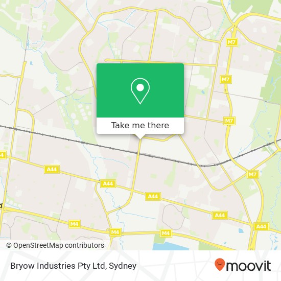 Bryow Industries Pty Ltd map