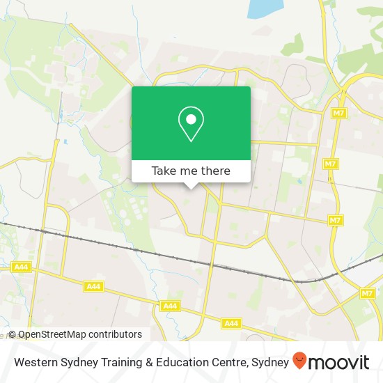 Western Sydney Training & Education Centre map