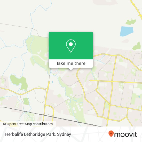 Herbalife Lethbridge Park map