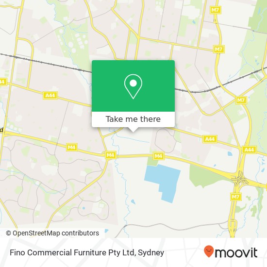 Fino Commercial Furniture Pty Ltd map