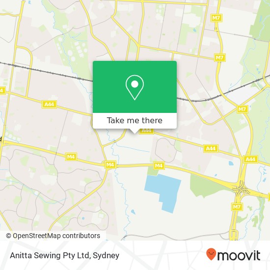 Anitta Sewing Pty Ltd map