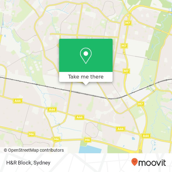 H&R Block map