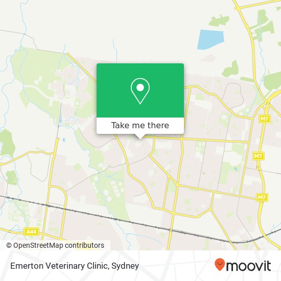 Emerton Veterinary Clinic map
