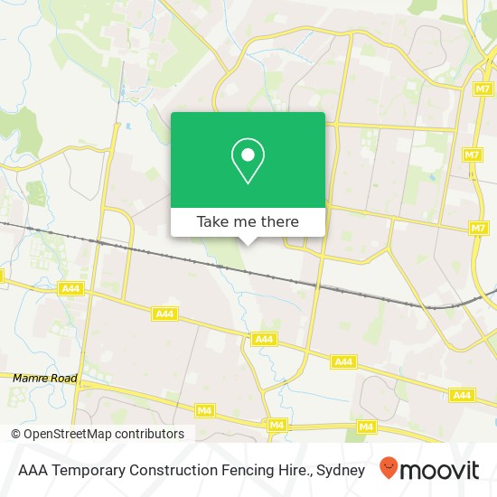 AAA Temporary Construction Fencing Hire. map