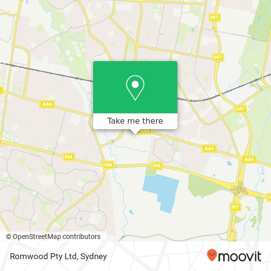 Mapa Romwood Pty Ltd