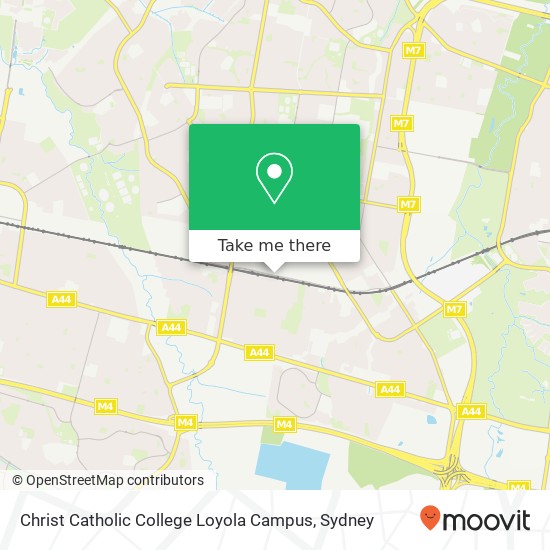 Christ Catholic College Loyola Campus map