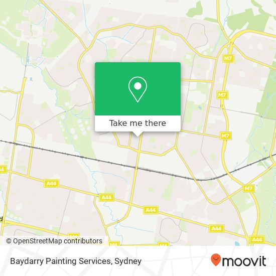 Baydarry Painting Services map