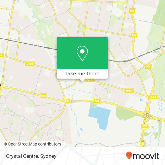 Crystal Centre map
