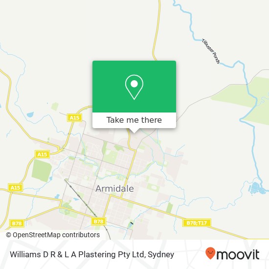 Williams D R & L A Plastering Pty Ltd map