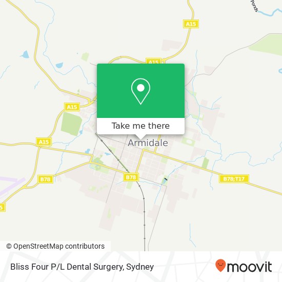 Bliss Four P/L Dental Surgery map