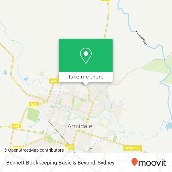Bennett Bookkeeping Basic & Beyond map