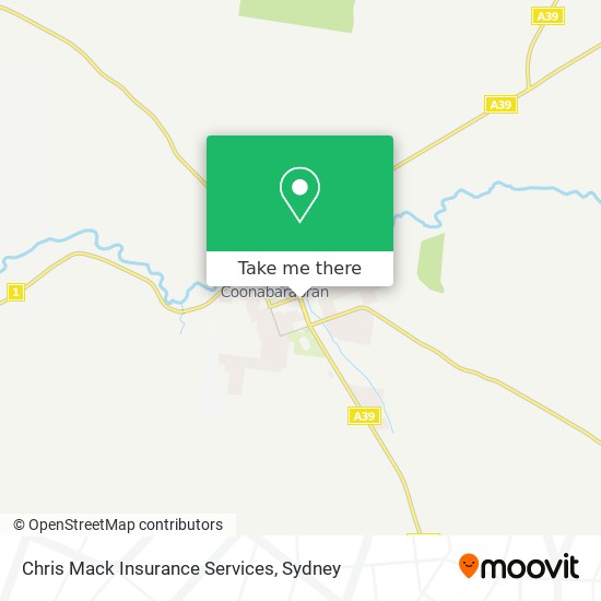 Chris Mack Insurance Services map