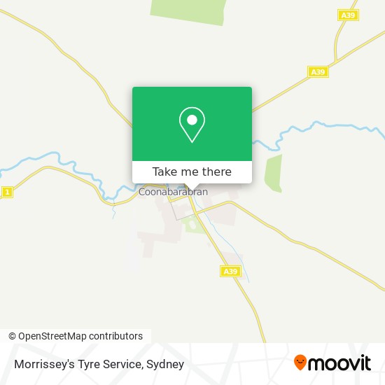 Morrissey's Tyre Service map