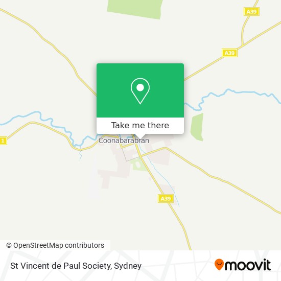 St Vincent de Paul Society map