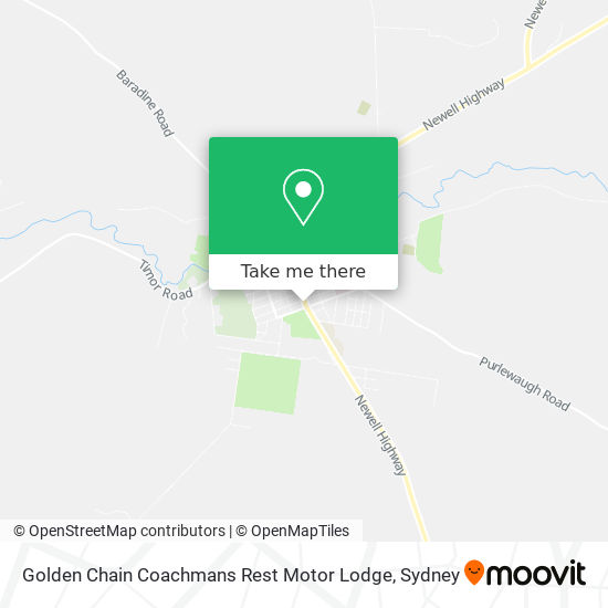 Golden Chain Coachmans Rest Motor Lodge map