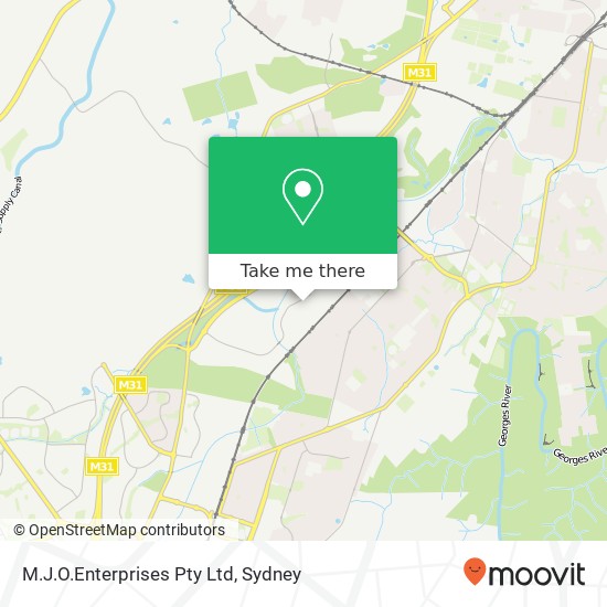 M.J.O.Enterprises Pty Ltd map