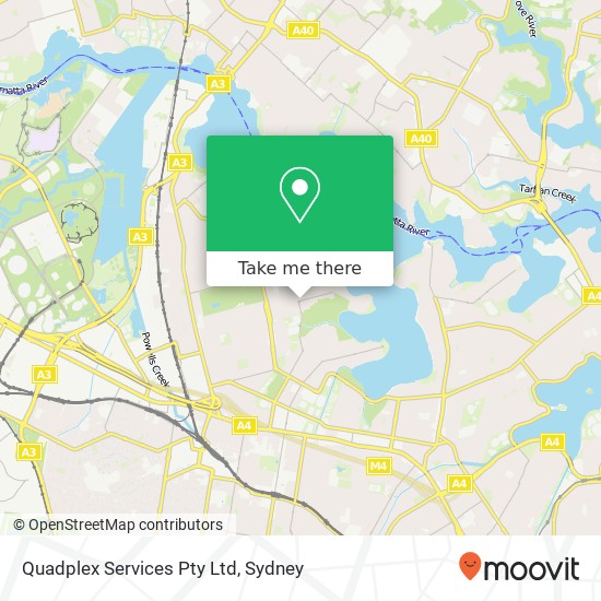 Quadplex Services Pty Ltd map