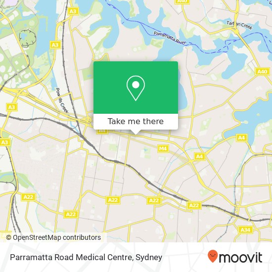 Parramatta Road Medical Centre map