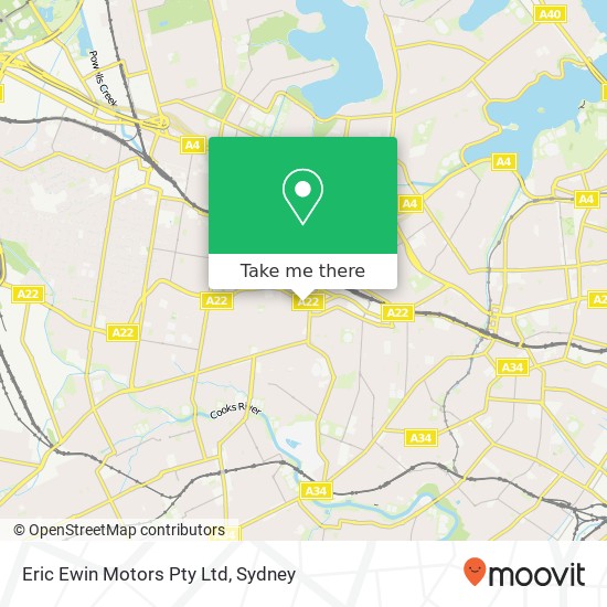 Eric Ewin Motors Pty Ltd map