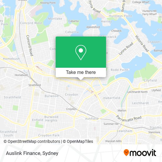 Auslink Finance map