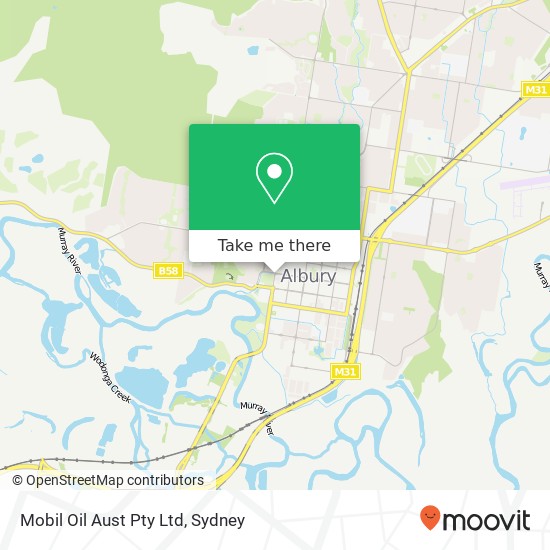Mobil Oil Aust Pty Ltd map