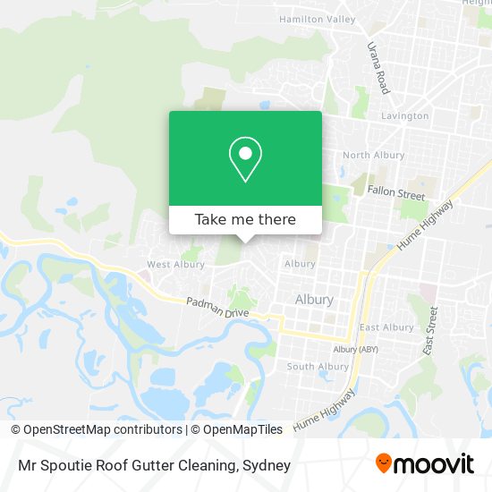 Mapa Mr Spoutie Roof Gutter Cleaning