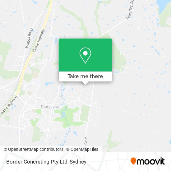 Border Concreting Pty Ltd map