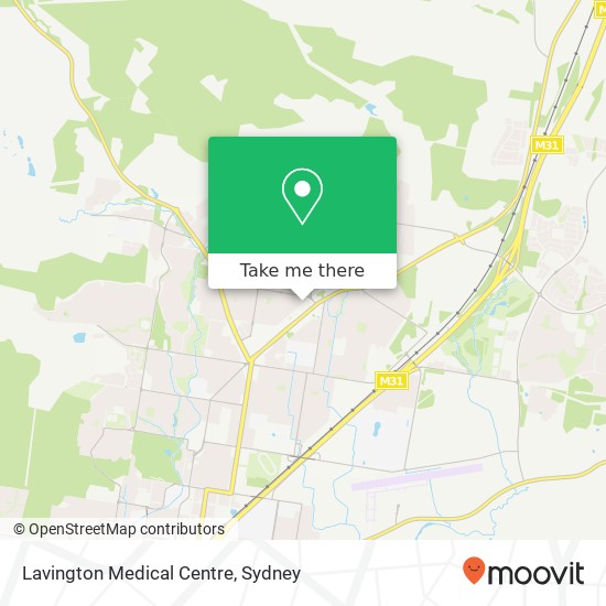 Lavington Medical Centre map